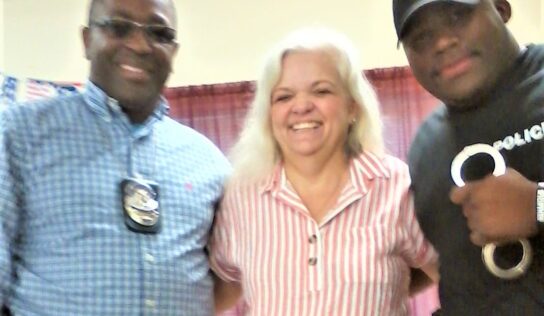 Pam Pate Gets a Surprise from the Eclectic Police Department on her Birthday