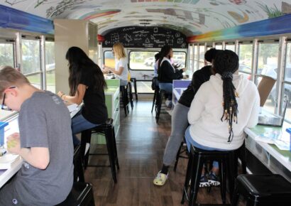 Students Say New Buses are Like a Field Trip; Principal Says Twinkle in Eyes Worth the Work