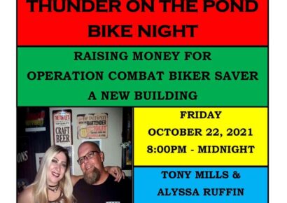‘Thunder on the Pond’ Friday Night to Raise Funds for Operation Combat Bikesaver of Tallassee