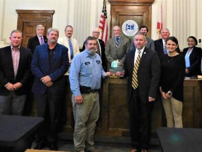 Elmore County Commission Receives National Award for Pavement Preservation