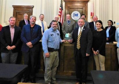 Elmore County Commission Receives National Award for Pavement Preservation