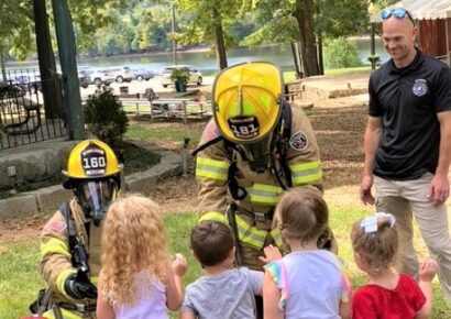 Elmore County HIPPY Group Meets with ADPH and Wetumpka Fire Department Personnel