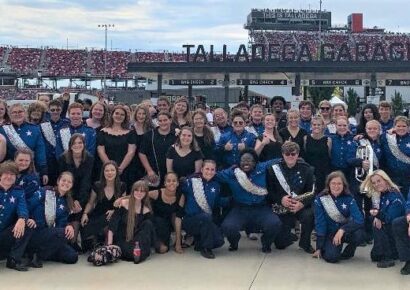 Marbury Band, Choir Perform at Xfinity Sparks 300 at Talladega Superspeedway