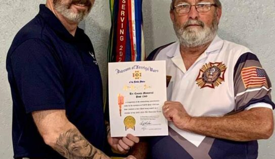 VFW Post 1349 of Prattville Recognized as ‘All American Post’ for 2020-21