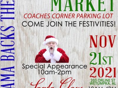 Holiday Market in Wetumpka: Alabama Backs the Blue Event is Sunday 10 a.m. to 4 p.m.