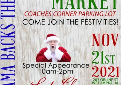 Holiday Market in Wetumpka: Alabama Backs the Blue Event is Sunday 10 a.m. to 4 p.m.