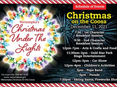 Wetumpka – Growing and Glowing; City Prepares for Christmas Holiday