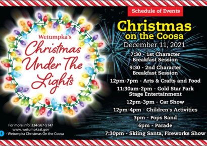 Wetumpka – Growing and Glowing; City Prepares for Christmas Holiday