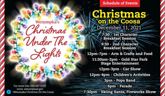 Wetumpka – Growing and Glowing; City Prepares for Christmas Holiday