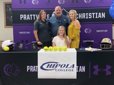 Jersee Carter Signs Scholarship with Chipola Junior College, 2021 State Championship Softball Program