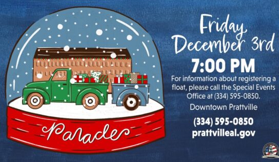 Pastor Thaylee Dickerson Named Grand Marshal for Prattville Christmas Parade Dec. 3