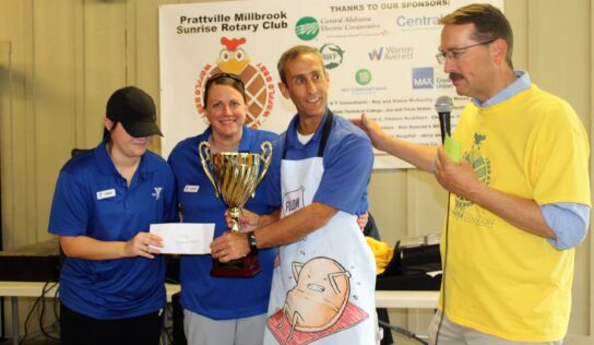 First Waffle Cook-Off Brings Huge Crowd Despite Rain Threat; Money Will Benefit Community Organizations