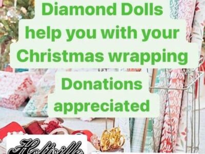 Need Help with Wrapping Christmas Presents? Holtville High Diamond Dolls Can Help