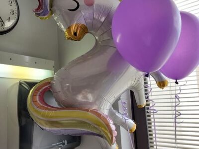 ‘The Little Witch’: Jaimie Woke Up Today and Her Unicorn Balloon Was There to Greet Her