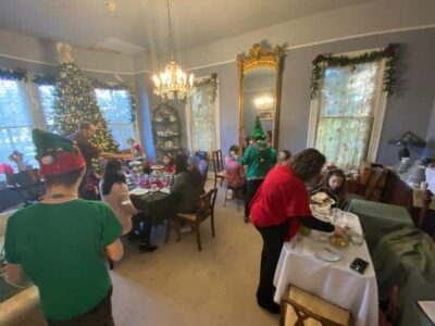 ‘Tea with the Clauses’ at Smith-Byrd House Brings Smiles, Laughter and a lot of Tea Sipping