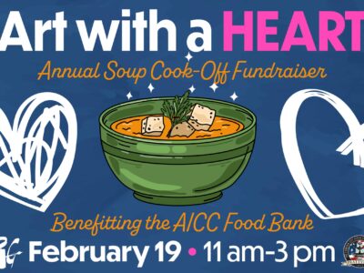 Prattauga Art Guild to Host ‘Art With A Heart’ Soup Fundraiser for the AICC Food Bank Feb. 19