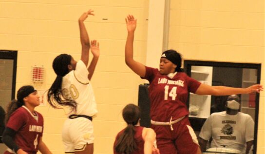 Lady Mustangs Fall to Wetumpka 48-43 Despite Triple Double from Jaycie Haynes