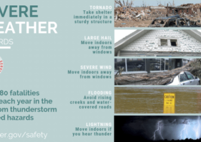 ￼Severe Weather Preparedness Week Starts Today