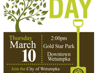 Arbor Day, Earth Day Events scheduled for Wetumpka; Mark your calendars