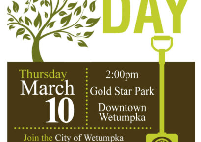 Arbor Day, Earth Day Events scheduled for Wetumpka; Mark your calendars