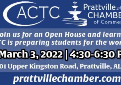 ACTC Expansion: Groundbreaking is Thursday, sponsored by the Prattville Chamber of Commerce