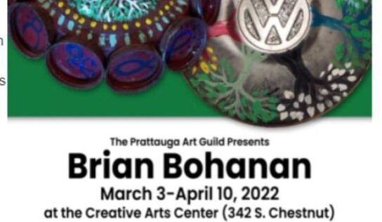 Prattauga Art Guild Hosts Brian Bohanan Folk Art Exhibit through April 10