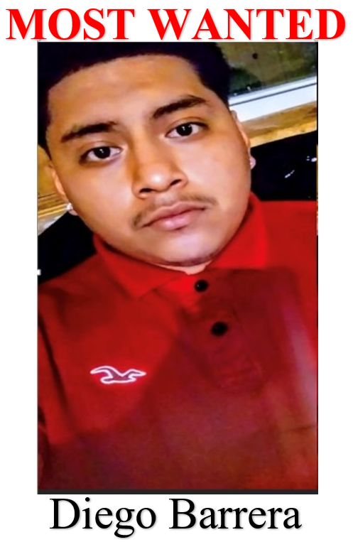 Capital Murder Suspect Diego Barrera Sought by Montgomery Police; CrimeStoppers Reward Offered