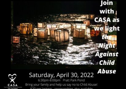 CASA Hosting ‘Light the Night Against Child Abuse’ April 30 at Pratt Park