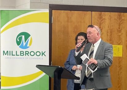 Millbrook Area Chamber of Commerce Holds Monthly Morning Brew at Millbrook Middle School