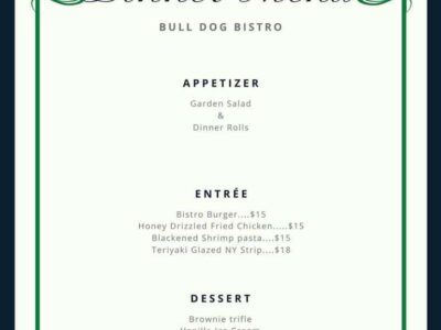 Friday Night Dinners are Back at the Holtville High Bulldog Bistro!
