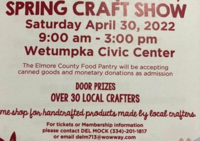 Canned Food Item is Admission to Charis Crafters Spring Show April 30 in Wetumpka