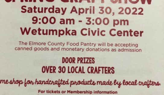 Canned Food Item is Admission to Charis Crafters Spring Show April 30 in Wetumpka