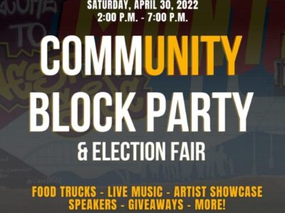 Community invited to CommUNITY block party, election fair in West Montgomery Saturday