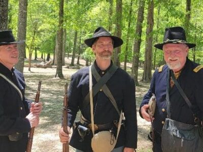 Crowd enjoys ‘Civil War Living History and Skirmish’ at Confederate Memorial Park of Marbury