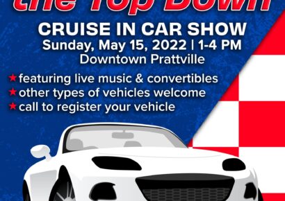 Prattville Cruisin’ with the Top Down Car Show coming May 15