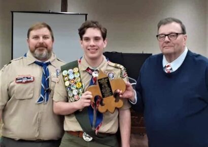 Wetumpka Scout Richie Bailey of Troop 13 Earns Eagle Rank
