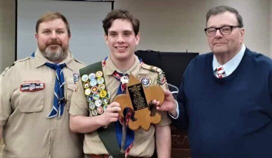 Wetumpka Scout Richie Bailey of Troop 13 Earns Eagle Rank