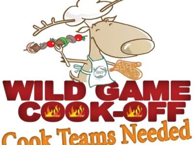 AWF Wild game Cook-Off coming to Millbrook April 21; Great Food, Live Music, Raffle and Silent Auction included