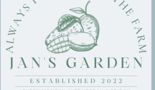 Jan’s Garden Opening April 25th in Millbrook in Catfish House Parking Lot