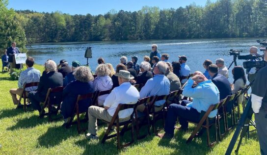 Leaders celebrate Expansion of Oak Mountain State Park