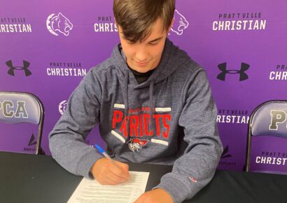 PCA Christian Program History as First Wrestler to Sign Collegiately 