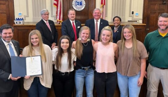 Edgewood Academy Girls Basketball Team Recognized During Elmore County Commission Meeting