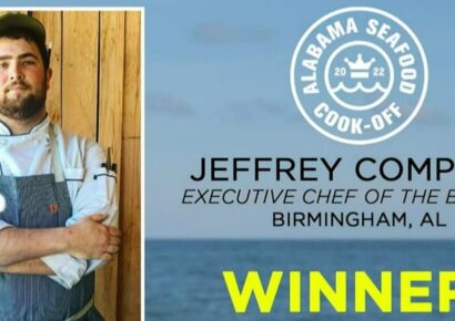 Chef Jeffrey Compton of The Battery in Birmingham takes home Alabama Seafood Cook-Off Crown
