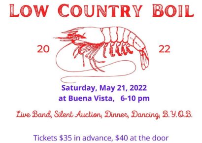 ACHA to host Low Country Boil at Buena Vista Mansion May 21; Tickets on sale Now