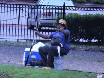 Senior Fishing Event at Pratt Pond: Rain doesn’t Dampen Participants’ Spirits, or the ‘Catching’
