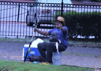 Senior Fishing Event at Pratt Pond: Rain doesn’t Dampen Participants’ Spirits, or the ‘Catching’