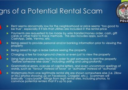 Prattville Police Department Offers Tips to Avoid Rental Scams