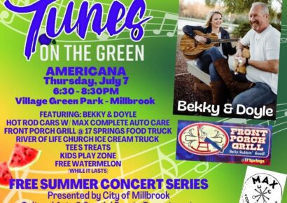 Hometown Musicians and Americana: Tunes on the Green Thursday features Bekky and Doyle Campbell