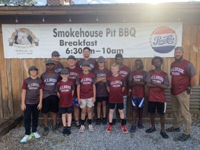 The Millbrook City League 12U Baseball Team Holds Fundraising Event at Smokehouse Pit BBQ