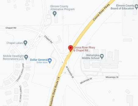 ALDOT installing traffic signal at Alabama Highway 14 and Chapel Road in Wetumpka